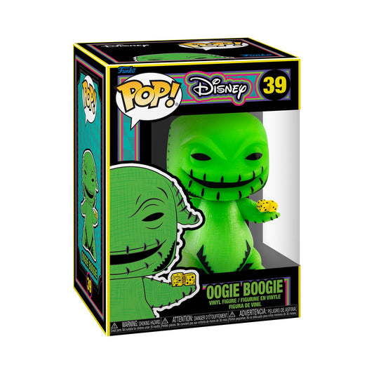 Funko Pop| Disney: The Nightmare Before Christmas - Oogie (Blacklight), Multicolor, 63962