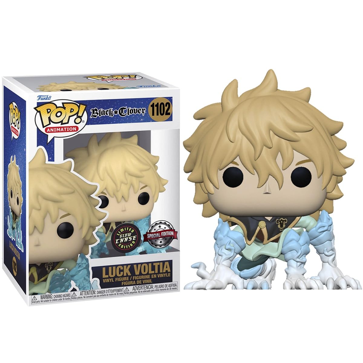 Funko POP! Black Clover Luck Voltia Figure for Adults Standard