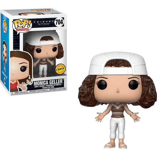 Monica Geller (Chase Edition): Friends x Funko POP! TV Vinyl Figure & 1 PET Plastic Graphical Protector Bundle [#704 / 32748 - B]