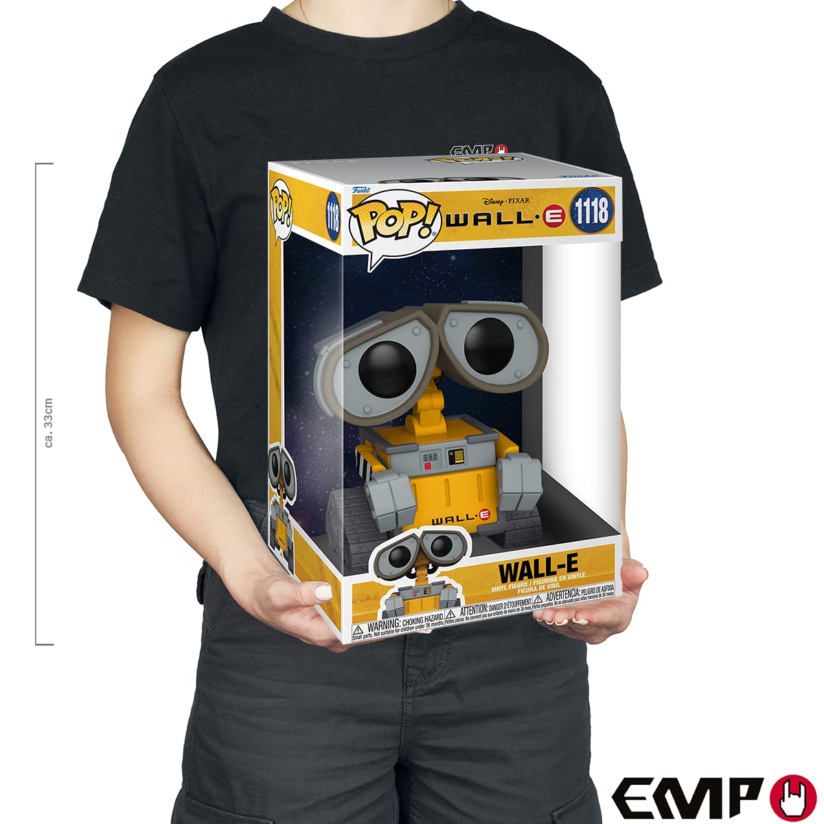 Funko POP Jumbo: Wall-E- Wall-E, Multicolor