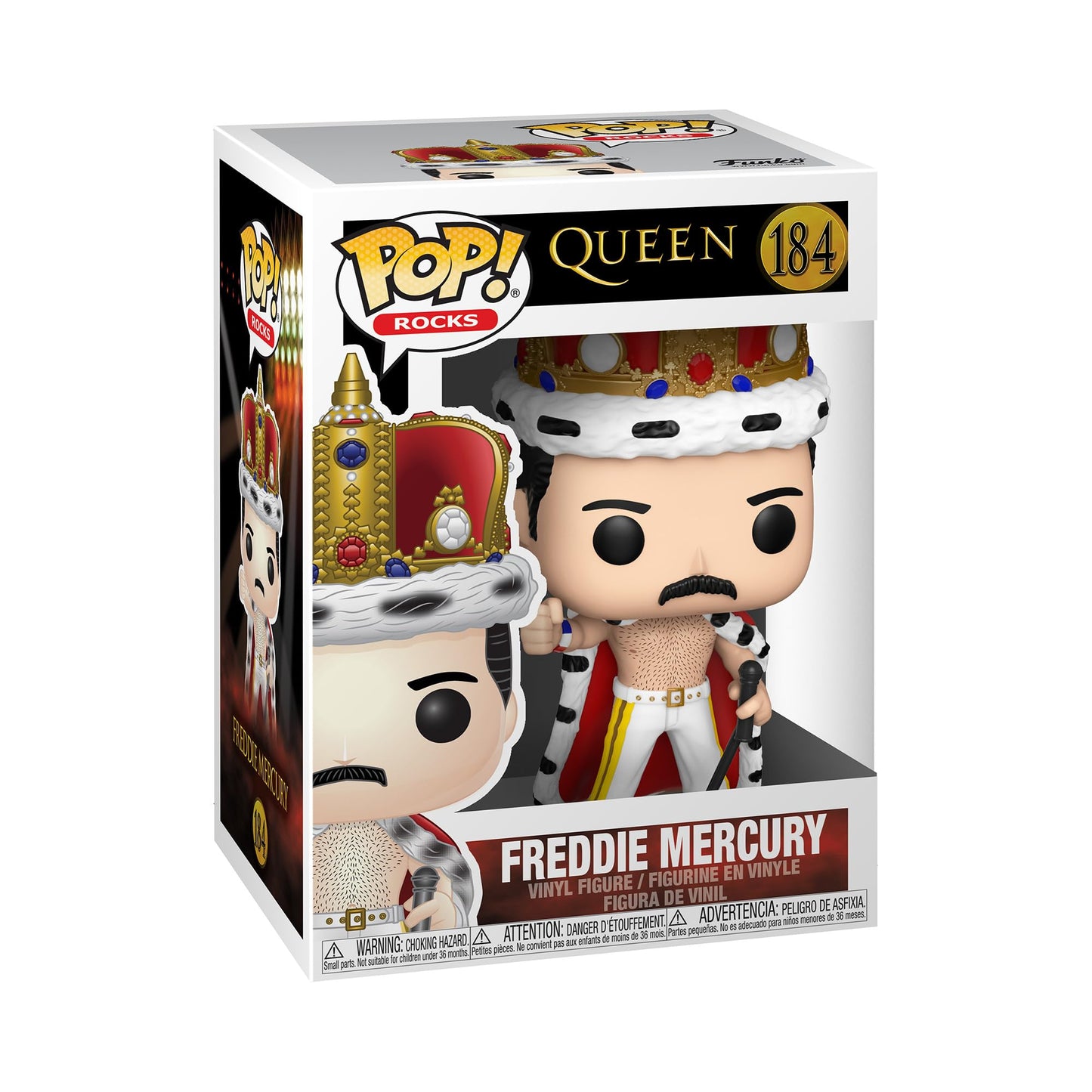 Funko Pop! Rocks: Freddie Mercury King