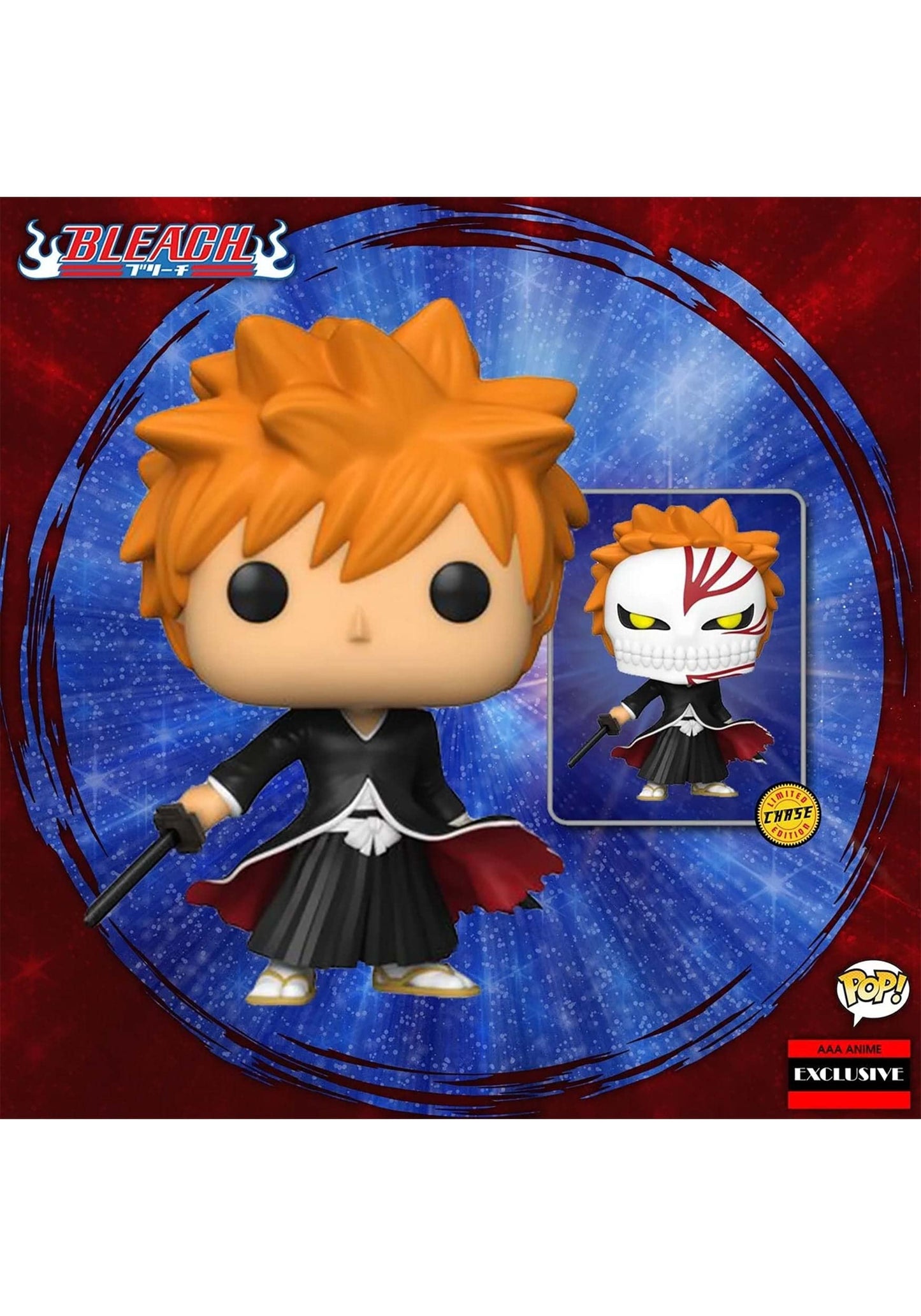 Bleach Ichigo Bankai Tensa Zangetsu Pop! Vinyl Figure - AAA Anime Exclusive