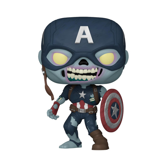 Funko Pop! Marvel: What If? - Zombie Captain America Multicolor 57375