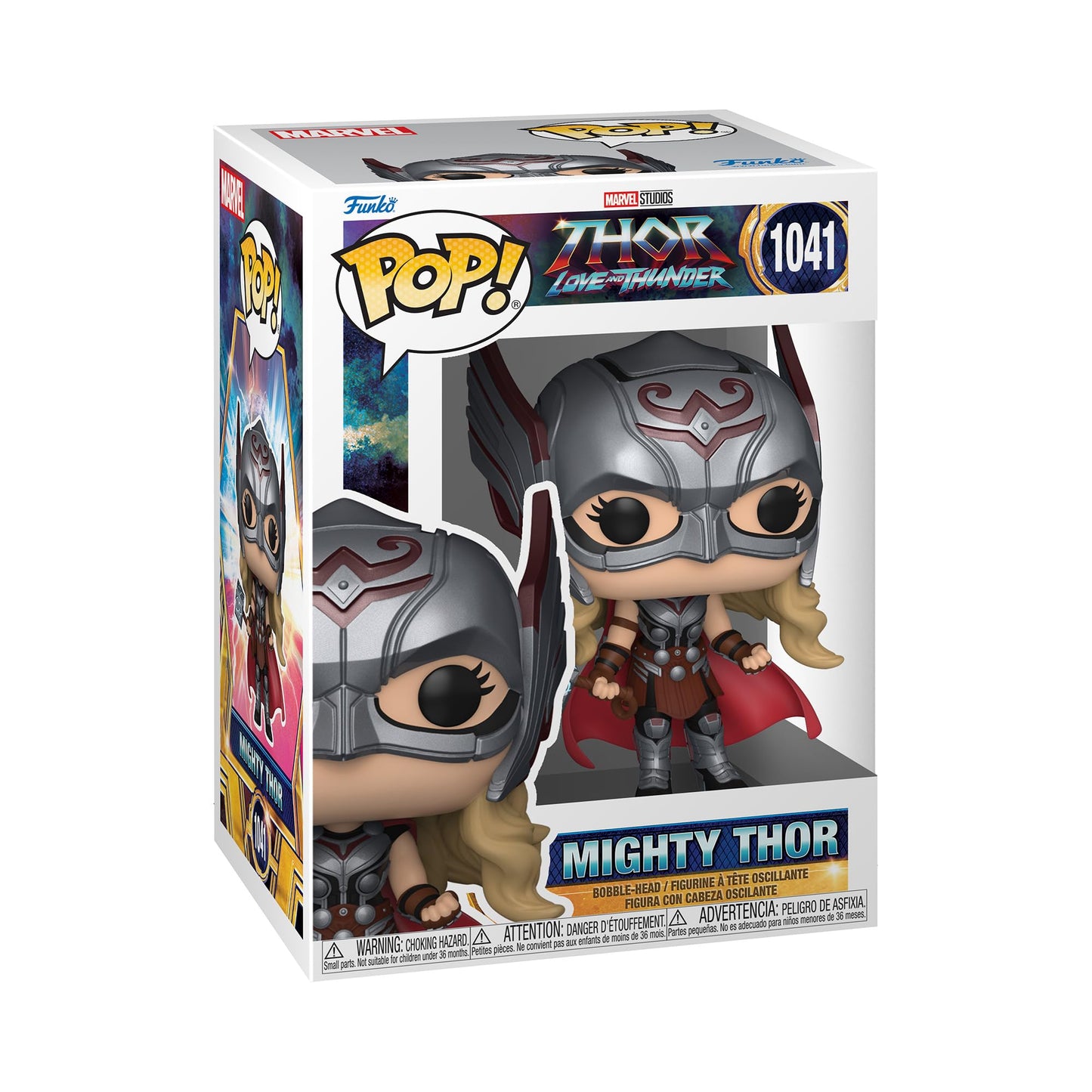 Funko Pop! Marvel Thor: Love and Thunder - Mighty Thor, Multicolor (62422)