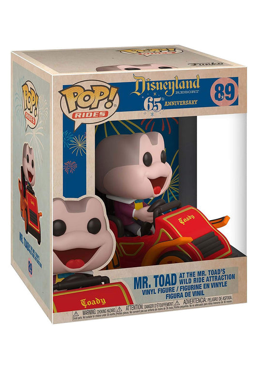 Pop Rides Disney Mister Toad in Car Vinyl Figure