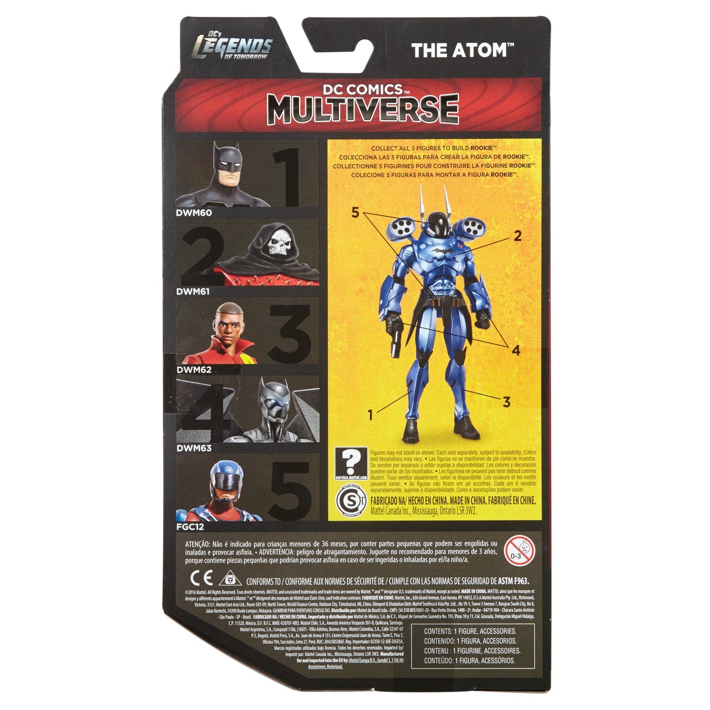 DC Comics Multiverse Legends of Tomorrow The Atom Action Figure, 6"
