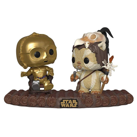 Funko 37593 Movie Moment Star Wars: Return of The Jedi - C-3PO on Throne