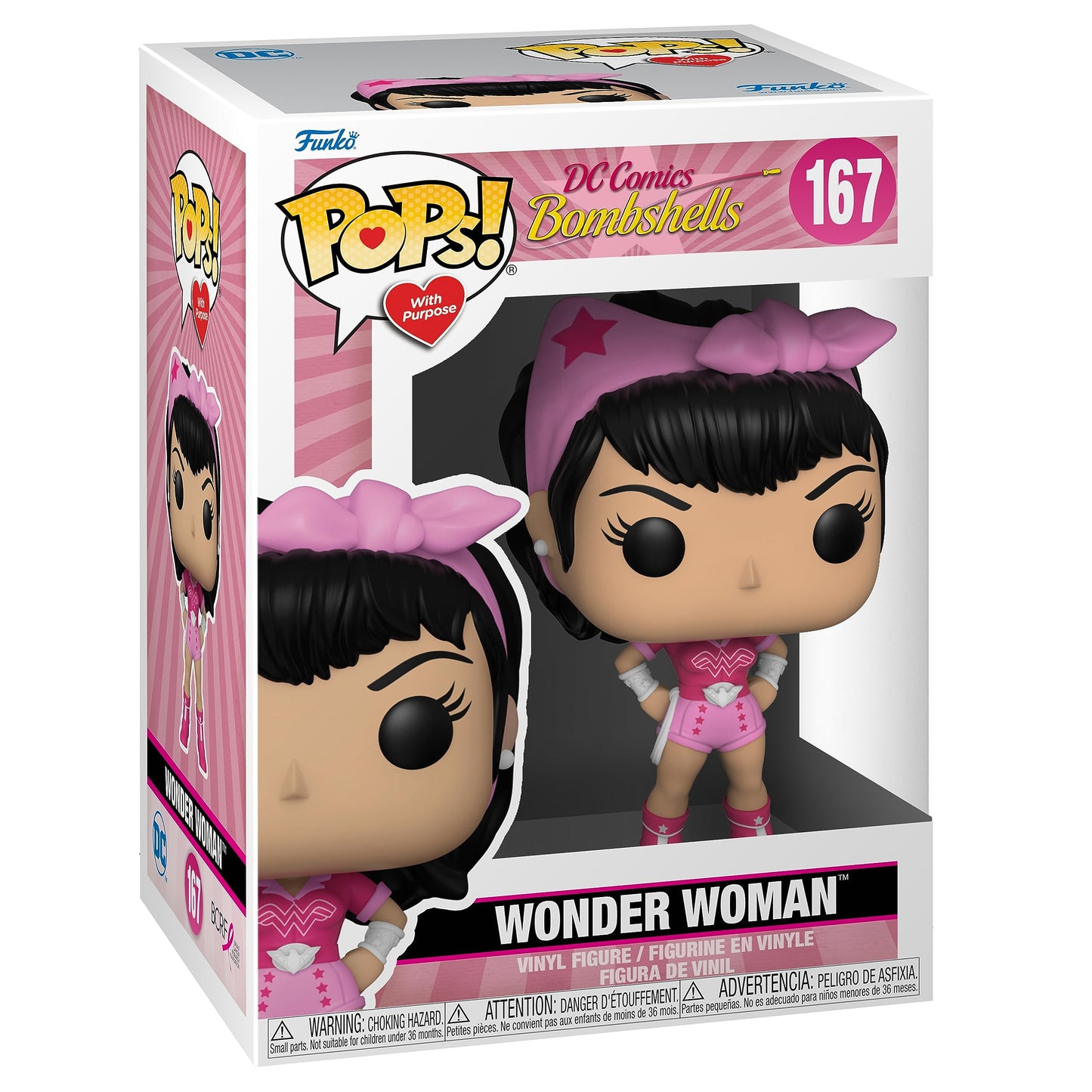 Funko Pop! Heroes: Breast Cancer Awareness - Bombshell Wonder Woman Multicolor 58503