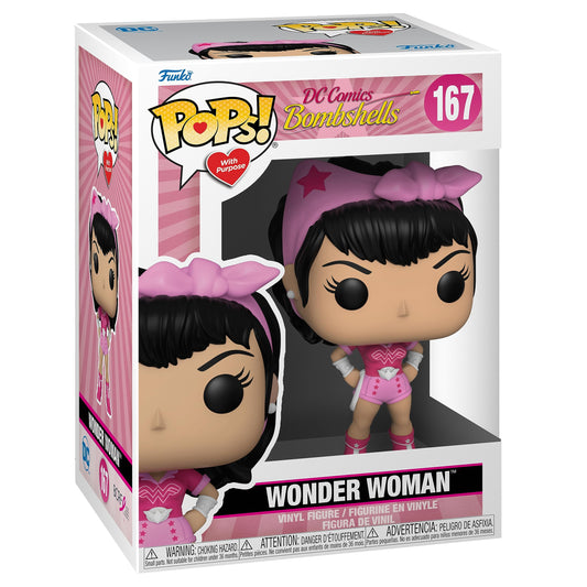 Funko Pop! Heroes: Breast Cancer Awareness - Bombshell Wonder Woman Multicolor 58503
