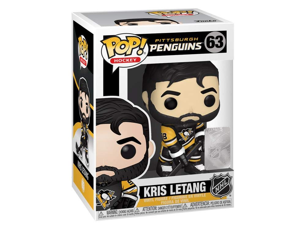 Kris Letang Pittsburgh Penguins #63 Pop Sports Hockey Action Figure (Bundled with EcoTEK Protector to Protect Display Box)