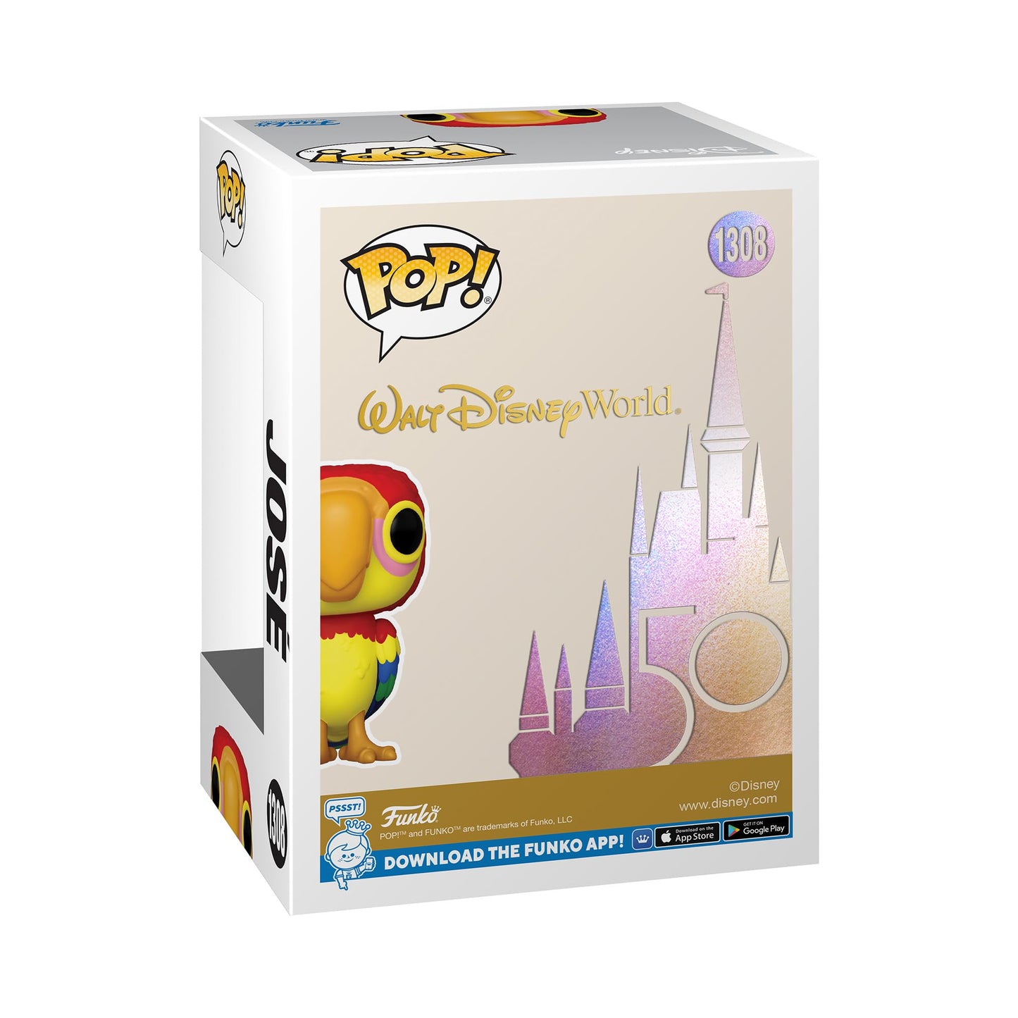 Funko Pop! Disney: Walt Disney World 50th Anniversary - Parrot JosÃ©, Multicolor (65717)