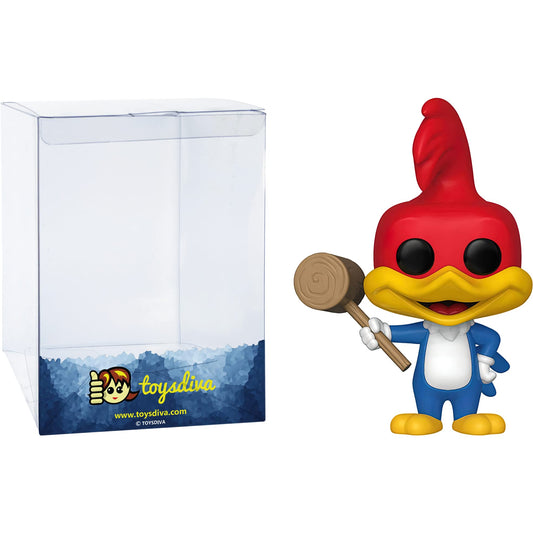 W o o d y Woodpecker (Chase): P o p ! Animation Vinyl Figurine Bundle with 1 Compatible 'ToysDiva' Graphic Protector (493 - 32886 - B / A)