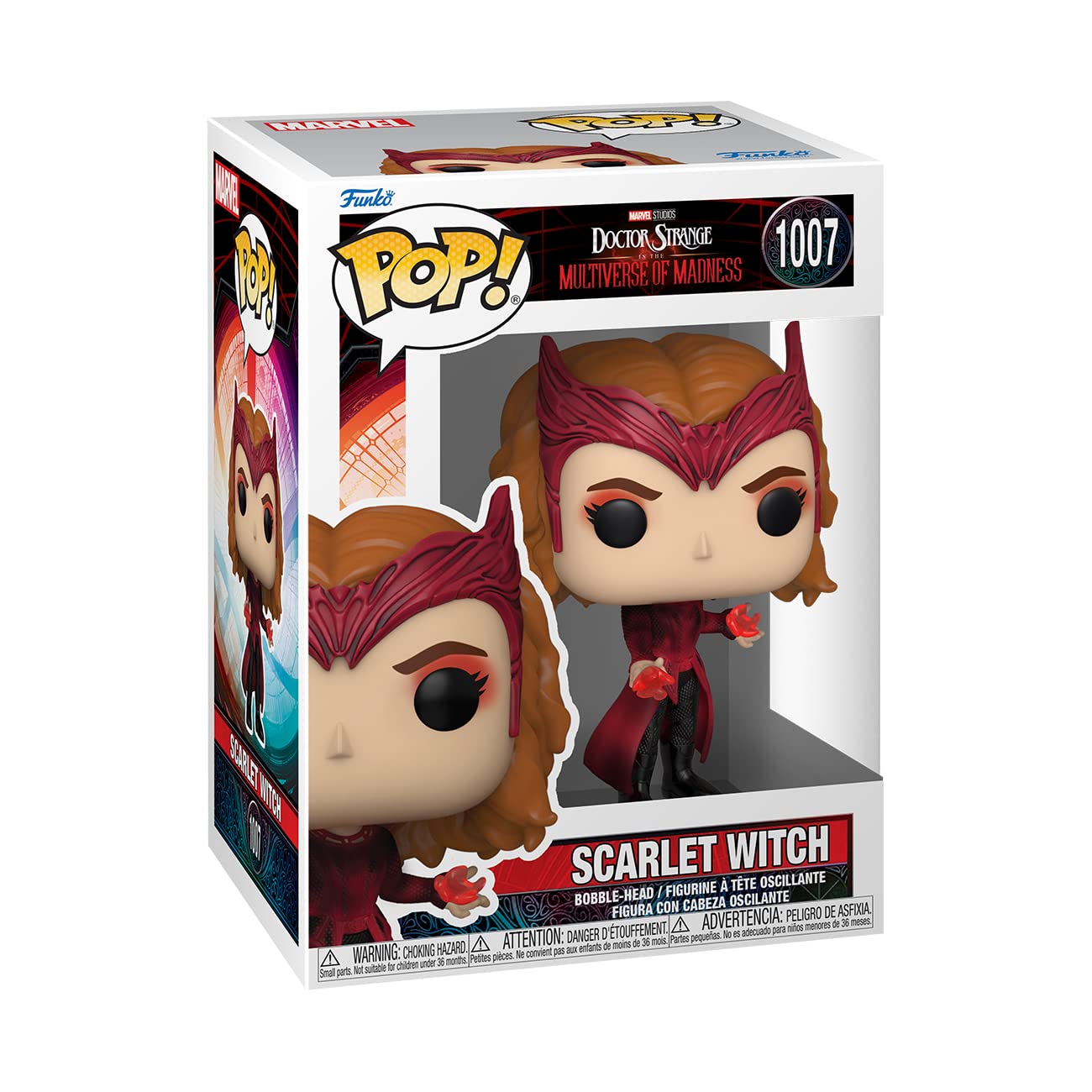 Funko Pop! Marvel: Doctor Strange Multiverse of Madness - Scarlet Witch, Multicolor, 60923