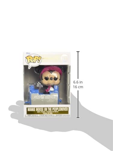 Funko Pop! Disney: Walt Disney World 50th - Minnie Mouse on The People Mover, Multicolor, 59508