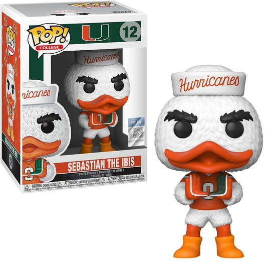 Funko Pop! Mascots: University of Miami - Sebastian The Ibis