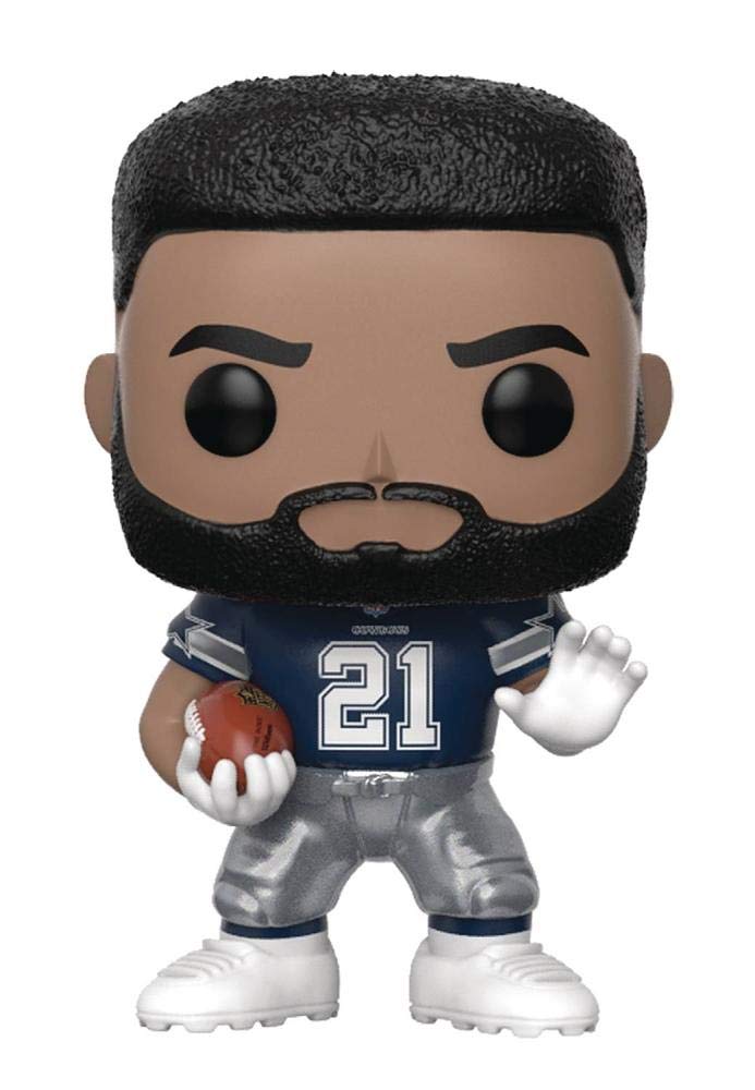 Dallas Cowboys NFL Funko POP Vinyl Figure - Ezekiel Elliott Away Uniform