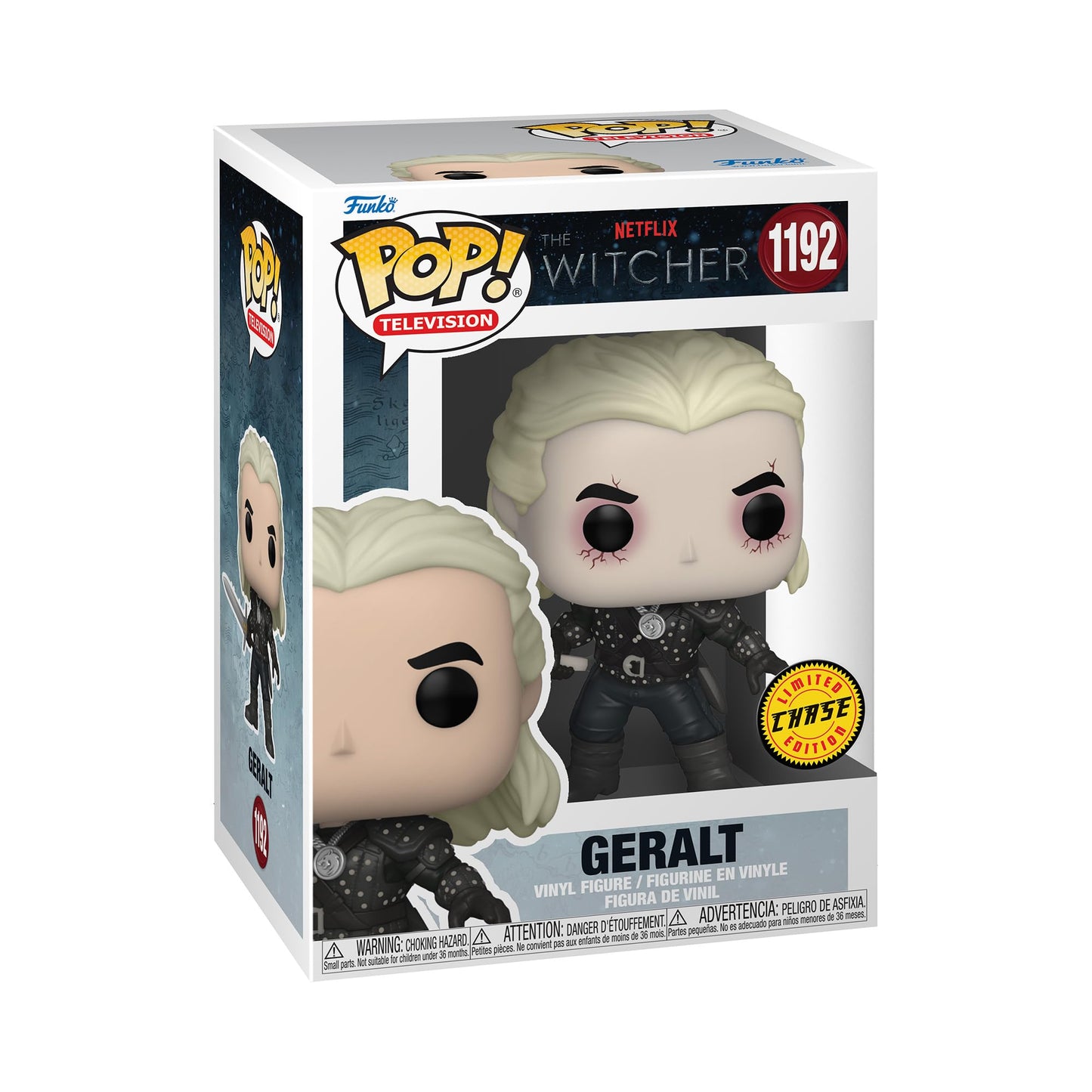 Funko Pop! TV: Witcher- Geralt with Chase (Styles May Vary), Multicolor, 57814