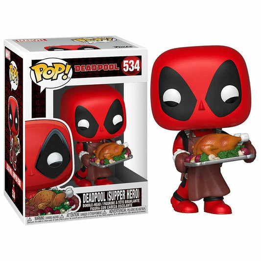 Funko Pop! Marvel: Holiday - Deadpool with Turkey