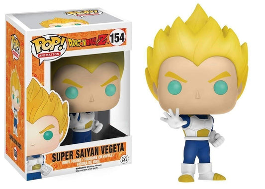 Funko Pop Anime Dragon Ball Z Super Saiyan Vegeta Exclusive Vinyl Action Figure