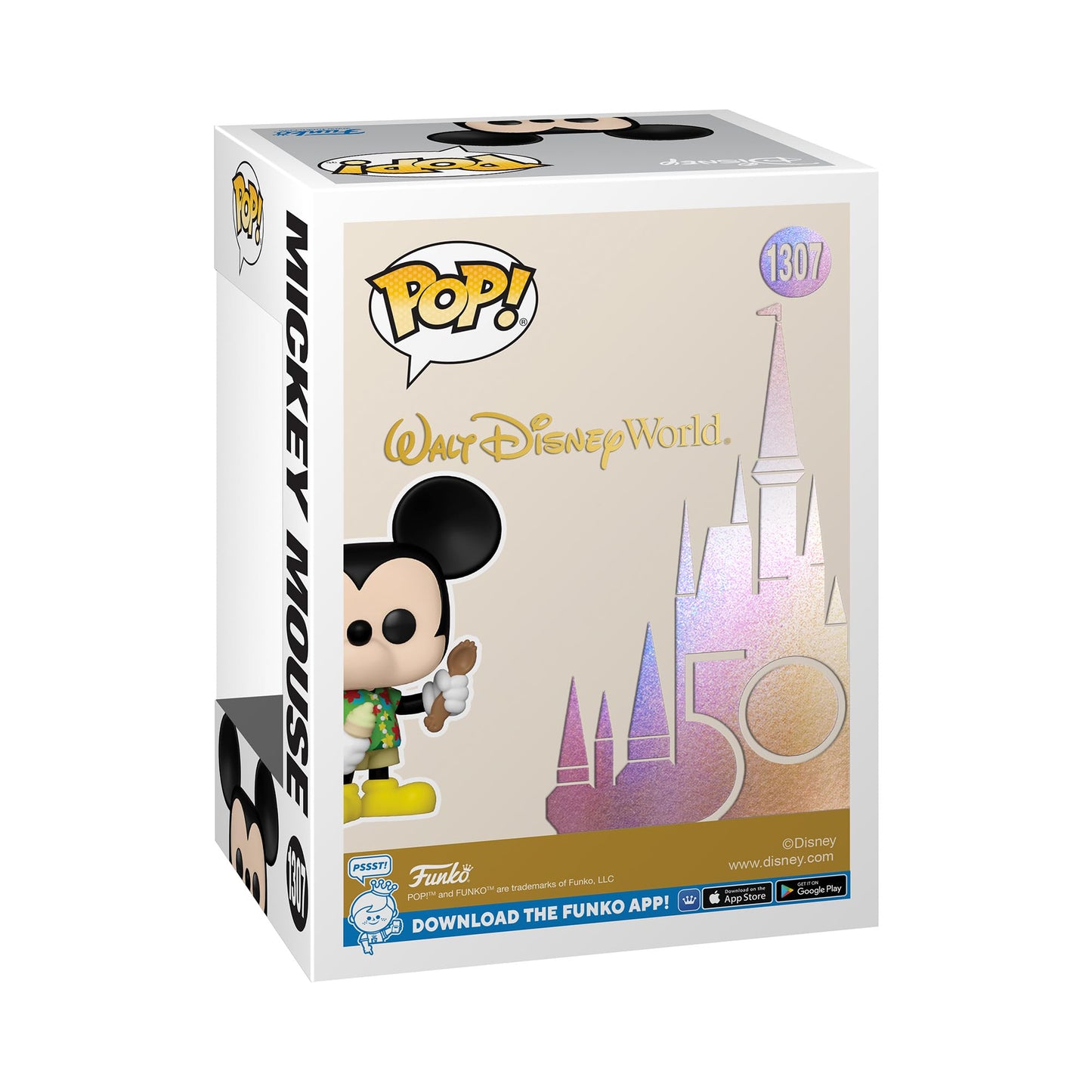 Funko Pop! Disney: Walt Disney World 50th Anniversary - Aloha Mickey, Multicolor (65716)