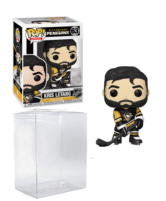 Kris Letang Pittsburgh Penguins #63 Pop Sports Hockey Action Figure (Bundled with EcoTEK Protector to Protect Display Box)