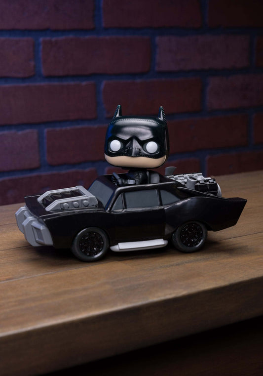 Funko Pop! Ride Super Deluxe: The Batman - Batman and Batmobile, Multicolor, 59288