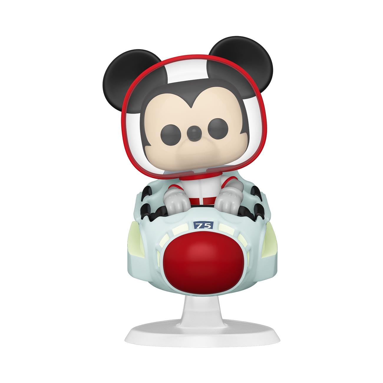 Funko Pop! Ride Super Deluxe Disney: Walt Disney World 50th - Space Mountain with Mickey Mouse, Multicolor, 45343