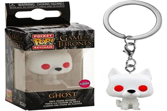 FUNKO Pop Keychain Llavero Juego De Tronos Fantasma TERCIOPELO Flocked EDICION Especial 45044