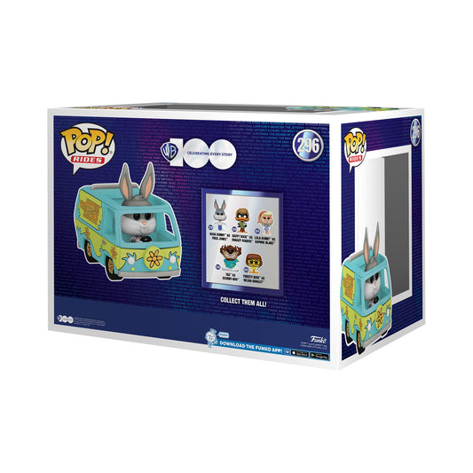 Funko Pop! Rides Super Deluxe: WB 100 - Looney Tunes, Mystery Machine with Bugs Bunny