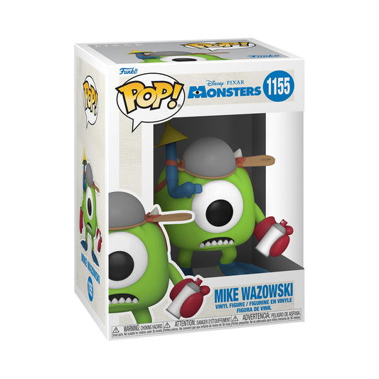 Funko POP Disney: Monsters Inc 20th- Mike w/Mitts, Multicolor
