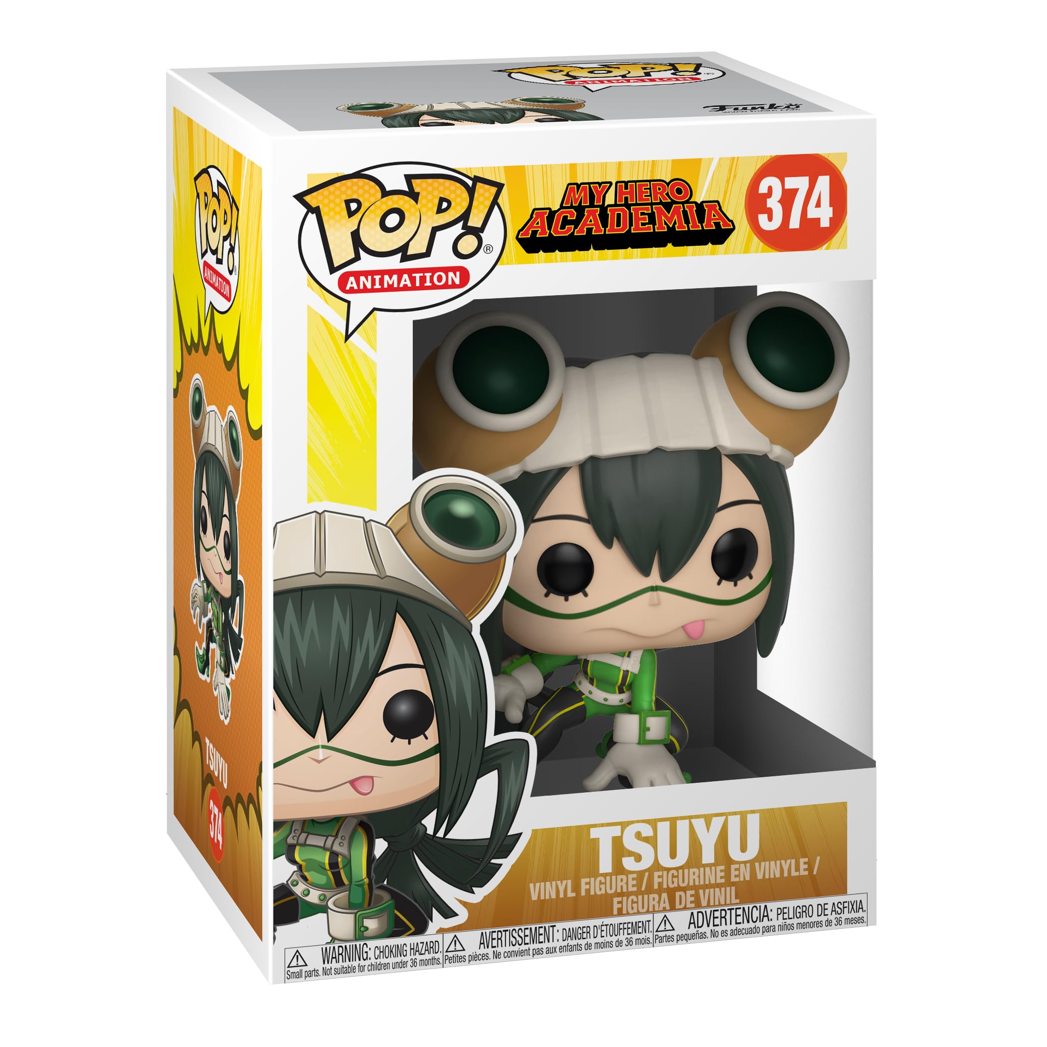 Funko 32134 Pop Animation: My Hero Academia-Tsuyu Collectible Figure, Multicolor