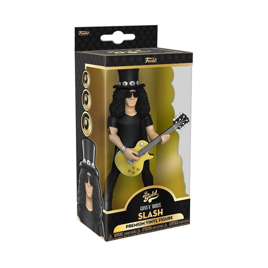 Funko Pop! Vinyl Gold: Guns N' Roses - Slash (Styles May Vary with Chance of Chase) 5", Multicolor, 61434