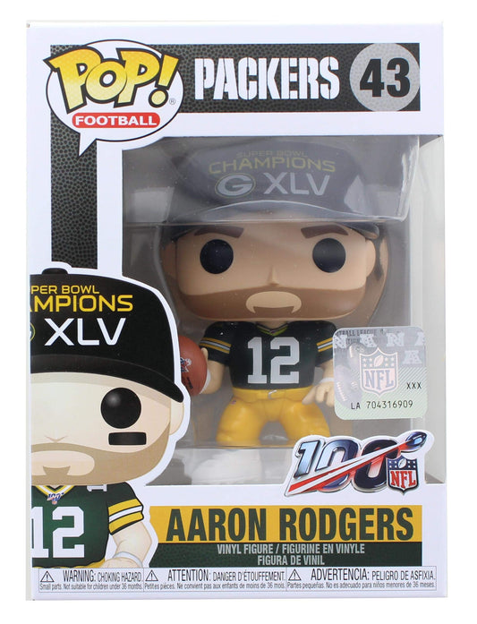 Pop NFL Packers Aaron Rodgers Super Bowl Champions XLV Vinyl Figure