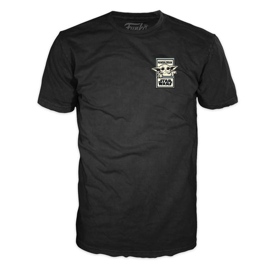 Funko POP! & Tee: Mandalorian - Luke Skywalker with Grogu (The Child, Baby Yoda)