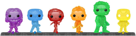 Funko POP! Artist Series: Marvel Infinity Saga - Avengers with Base (6 Pack) Amazon Exclusive Multicolor 57619