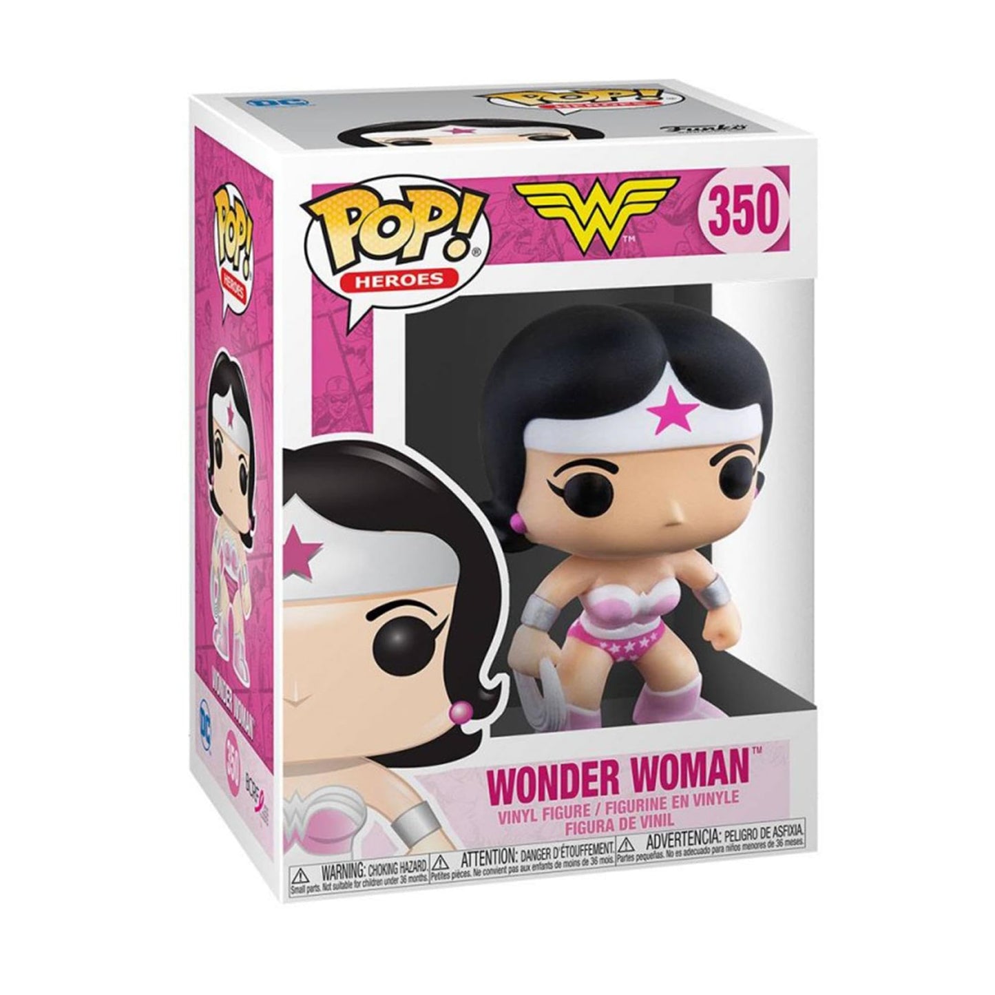 Funko Pop! DC Heroes: Breast Cancer Awareness - Wonder Woman, Multicolor