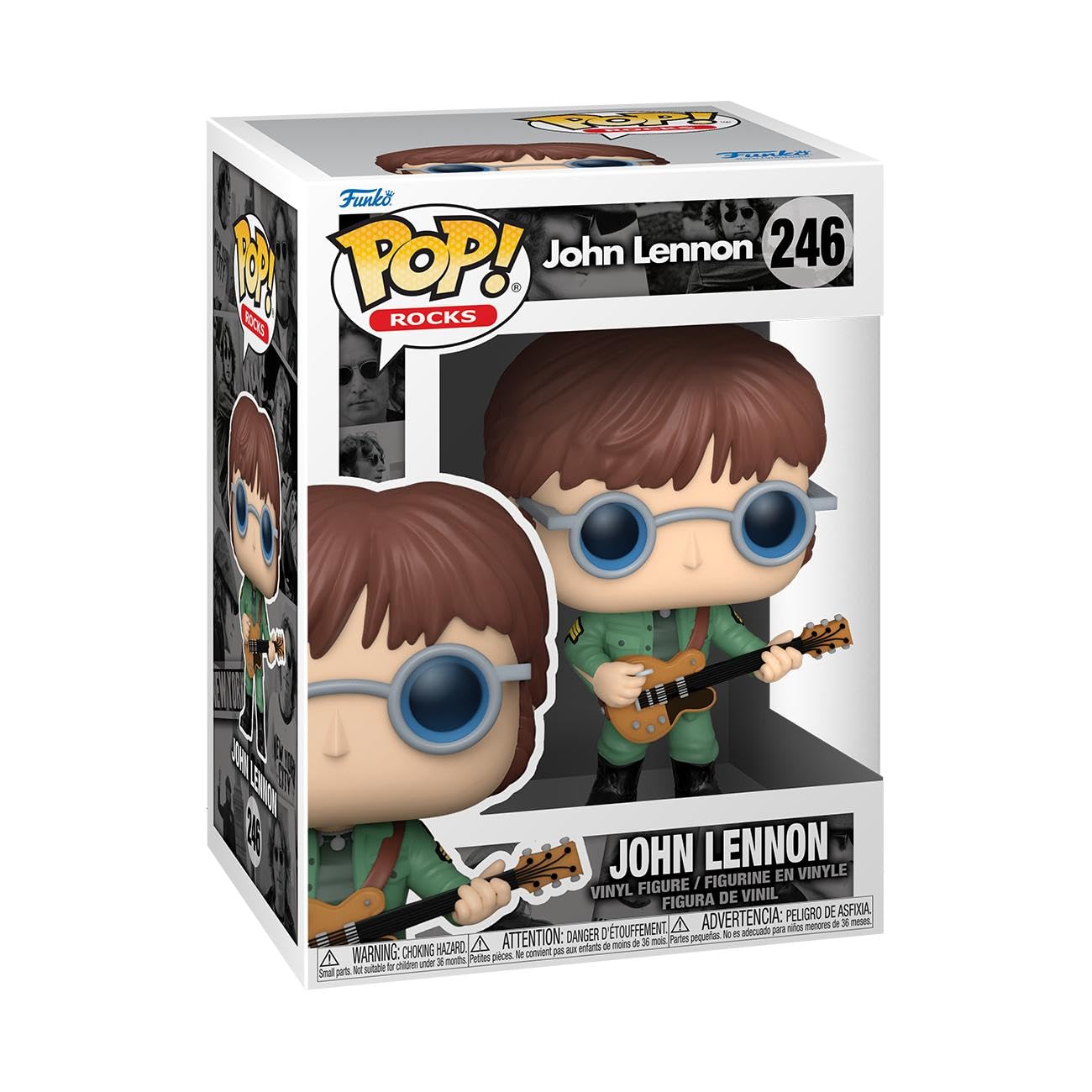 Funko Pop! Rocks: John Lennon - Military Jacket Multicolor