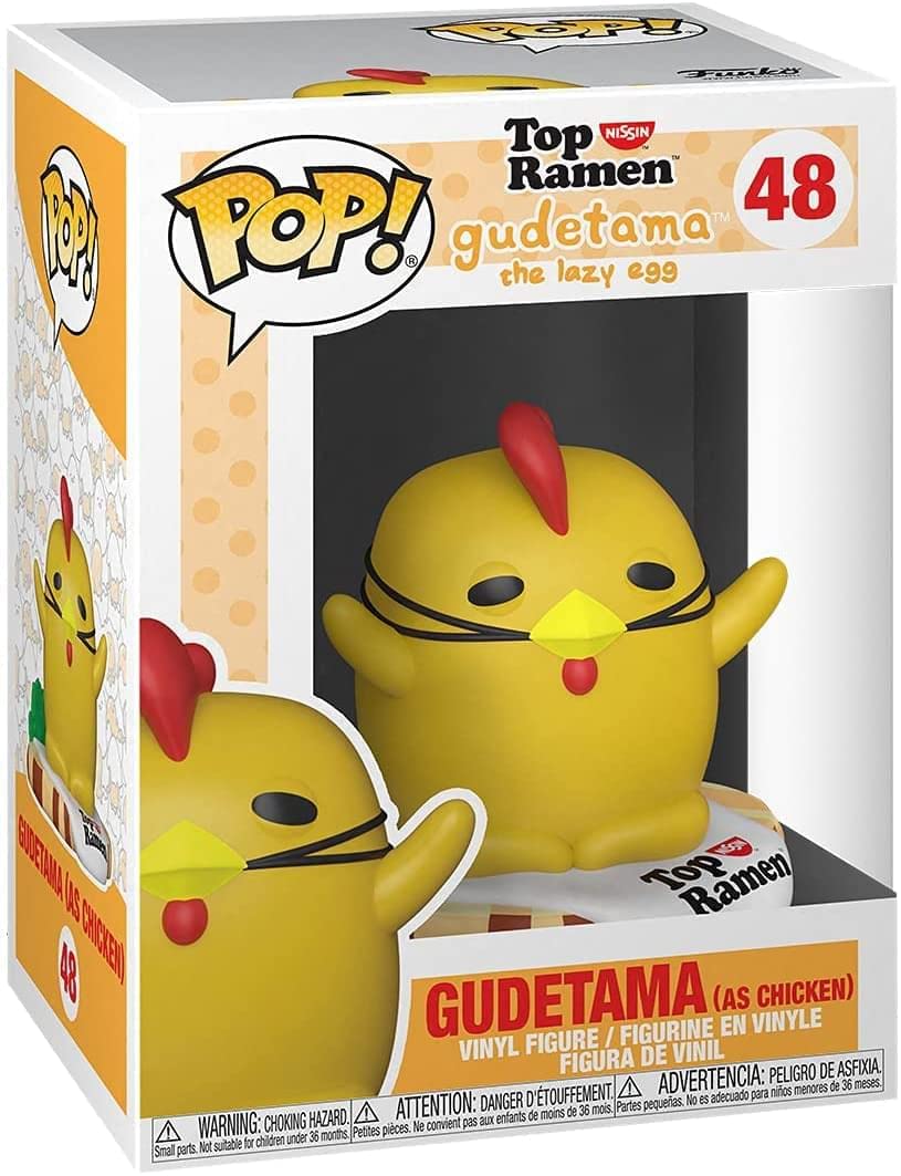 Funko Pop! Sanrio: GudeXNissin - Chicken Gudetama Multicolor