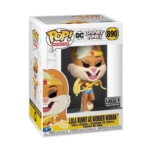 Pop Animation Looney Tunes 3.75 Inch Action Figure DC Comics Exclusive - Lola Bunny As Wonder Woman #890