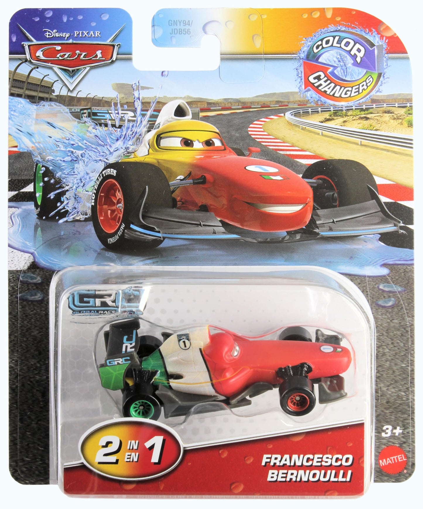 Disney Cars 2025 Color Changers GRC Global Racers Cup Francesco Bernoulli