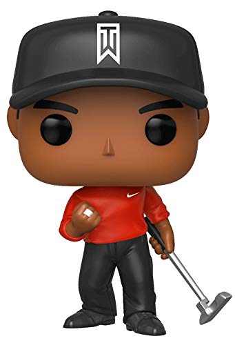 Funko Pop! Golf #01 Tiger Woods Vinyl Figure (Red Shirt)