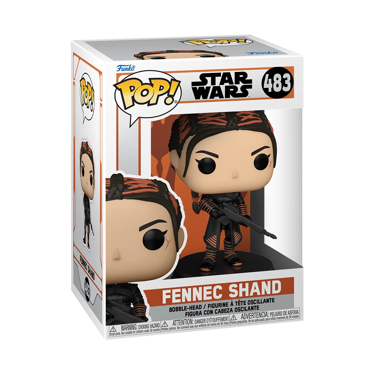 Funko Pop! Star Wars: Mandalorian - Fennec Shand, Multicolor
