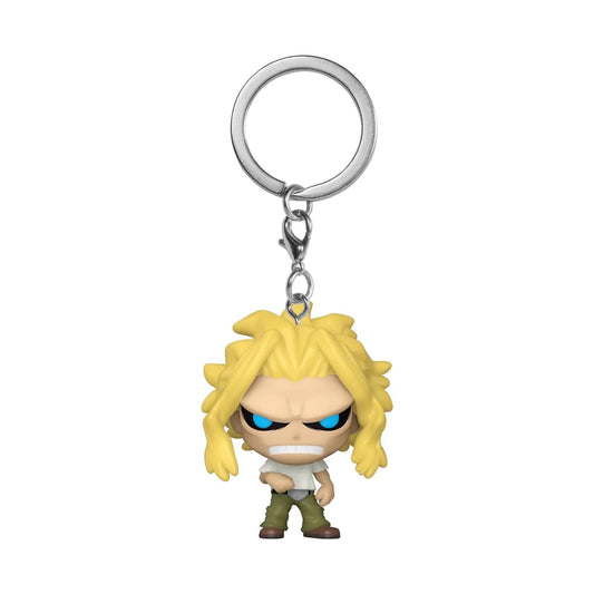 Funko My Hero Academia All Might (True Form) (GITD) Pocket Pop Keychain (AAA Anime Exclusive)