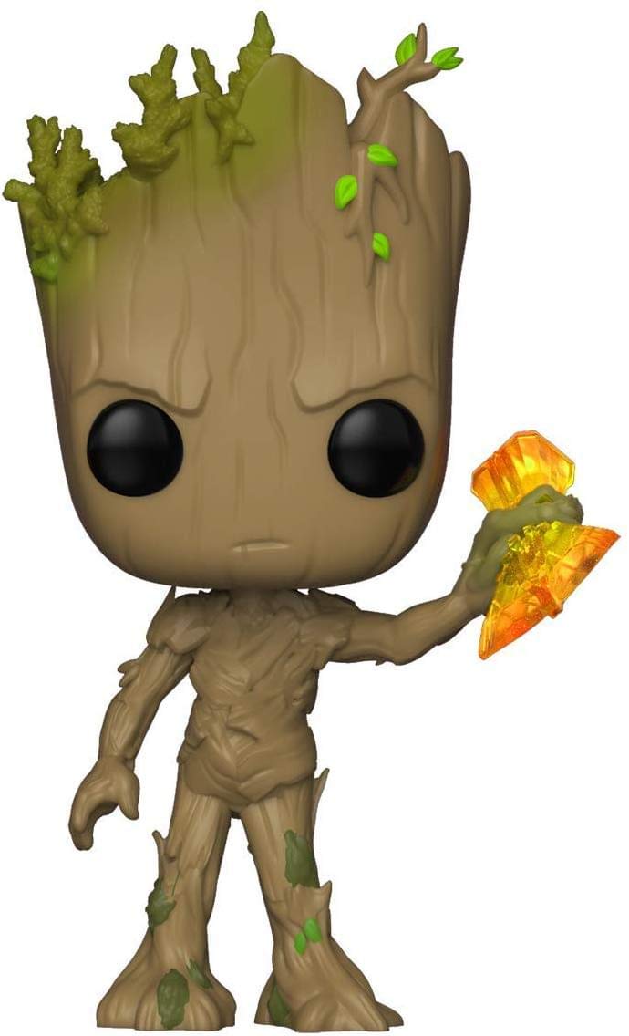 Funko Pop Marvel: Avengers Infinity War-Groot with Stormbreaker Collectible Figure, Multicolor