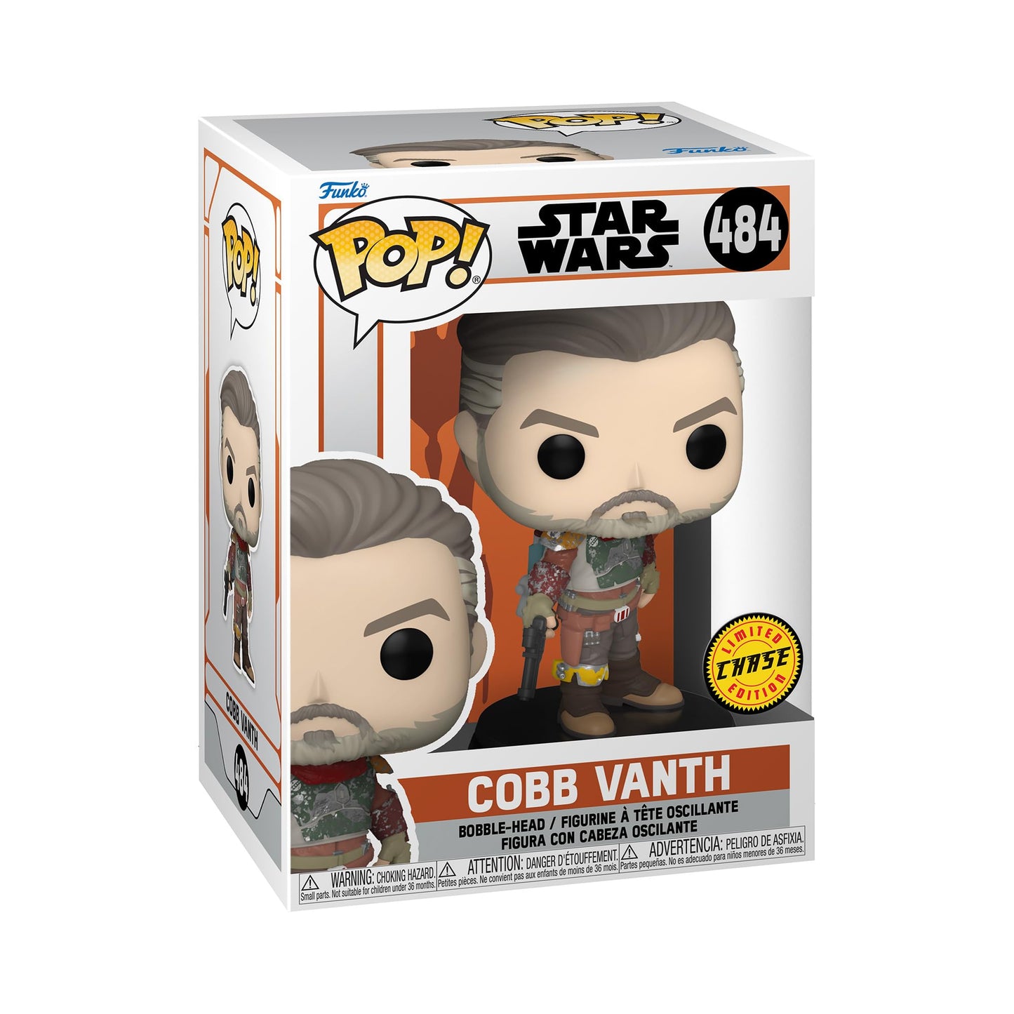 Funko Pop! Star Wars: Mandalorian - Cobb Vanth with Chase (Styles May Vary), Multicolor (54522)