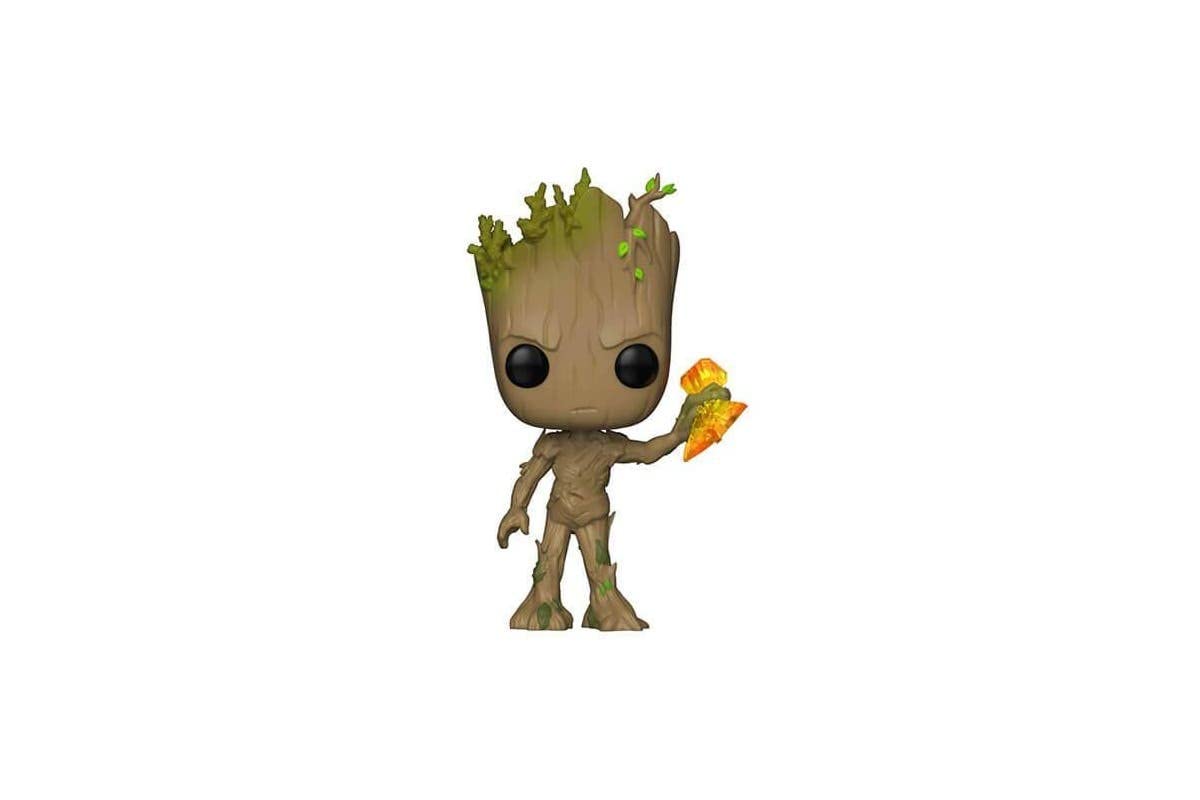 Funko Pop Marvel: Avengers Infinity War-Groot with Stormbreaker Collectible Figure, Multicolor