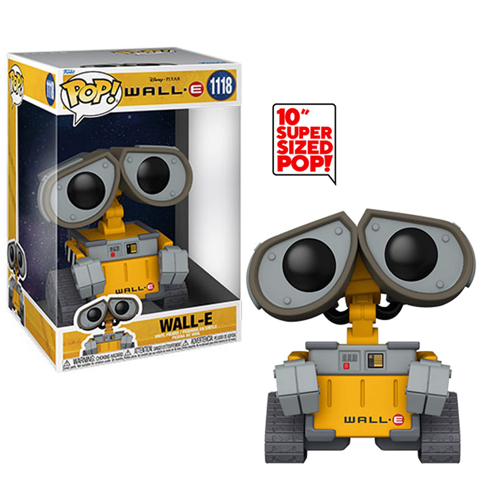 Funko POP Jumbo: Wall-E- Wall-E, Multicolor