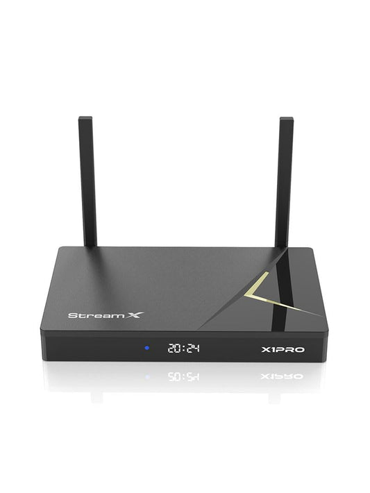 2025 V5 Pro Android Smart Box, 64GB Flash Drive + 32GB Internal Memory, 8K-Compatible Cable, Wireless Input