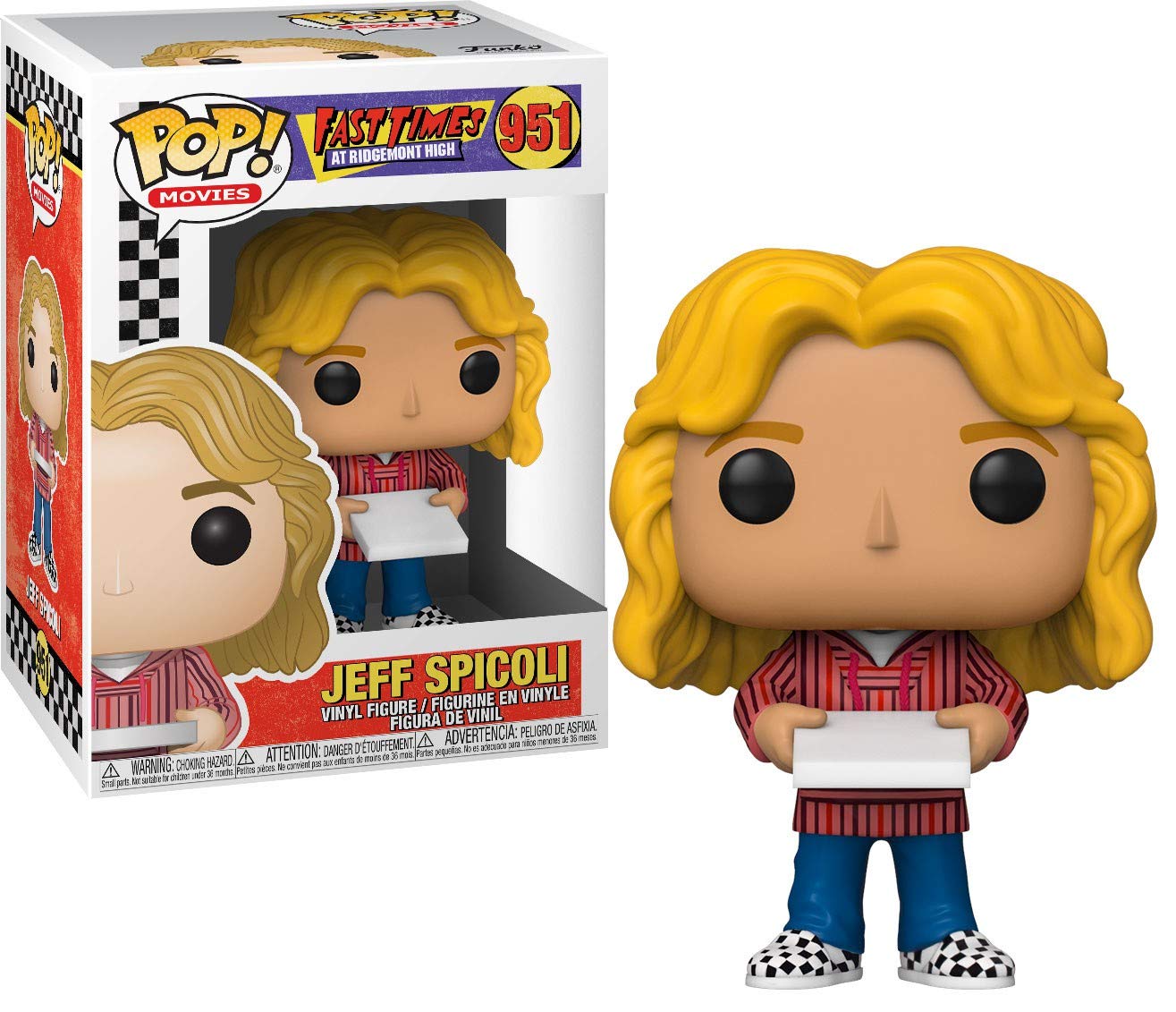 Pop Fast Times at Ridgemont High Jeff Spicoli with Pizza Box Vinyl Figure