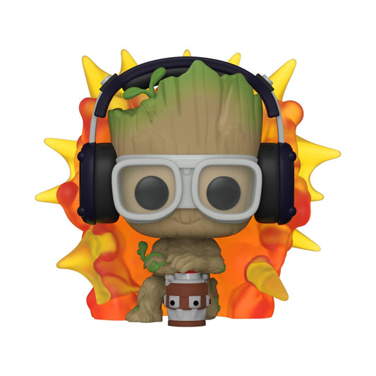 Funko POP! Marvel: I Am Groot - Groot with Detonator